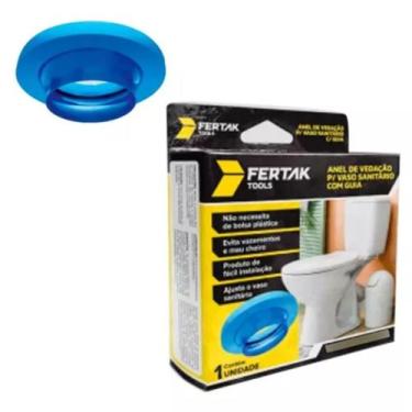 Imagem de Anel Vedação Vaso Sanitário Com Guia  - Fertak