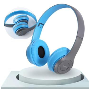 Imagem de Fone de Ouvido Headphone Bluetooth 5.0 Dobrável Sem Fio Extra Bass -com Cancelamento de Ruído Bateria de Longa Duração – Ideal para Treino, Academia, Trabalho e Viagens – Confortável e Ergonômico