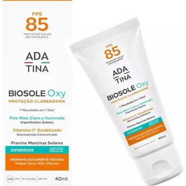 Imagem de Biosole Oxy Fps 85 Protetor Solar 12HS de proteção Clareador  Combate 