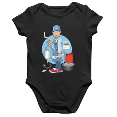 Imagem de Body Bebê Algodão Mecânico - Foca na Moda, Preto, G