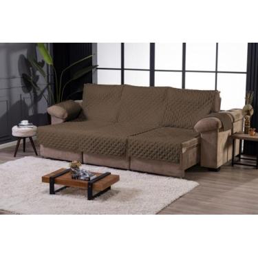 Imagem de Capa Protetora Para Sofá-cama Retrátil e Reclinável 3 Metros 3 Lugares