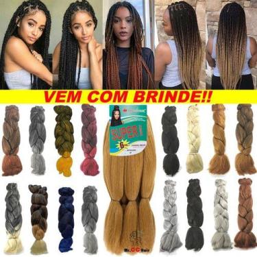 Imagem de Cabelo Super Jumbo Cabelo Orgânico Tranças Original - oem