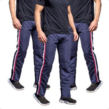 Imagem de Kit 3 Calças Tactel Masculina Treino com Bolso Traseiro 273 - BEN20, G