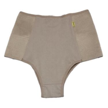 Imagem de CALCINHA MODELADORA ALTA COMPRESSÃO HOT PANTS APARTA BARRIGA KIT 3 pç 