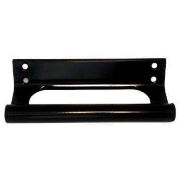 Imagem de Puxador Aluminio Buzio Porta Portao 145mm Correr Abrir Preto G - VCB