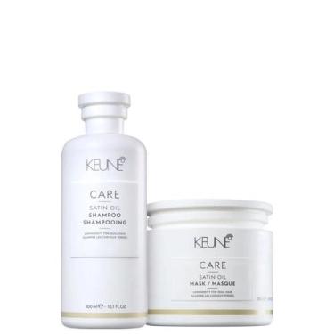 Imagem de Kit Keune Care Satin Oil Duo (Shampoo 300ml + Máscara 200ml)