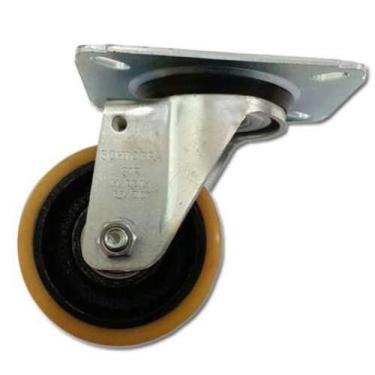 Imagem de Rodizio giratório para carrinhos roda poliuretano gl 312 pn mf até 170