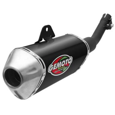 Imagem de Ponteira Gemoto Racing 3 Trioval Crf 230f, PRETO