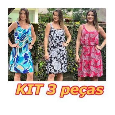 Imagem de Vestido Alcinha Com  Babado em Busto Slin e Plus Size Liganete Malha F