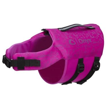 Imagem de ONYX Colete salva-vidas de neoprene para cães, roxo, grande