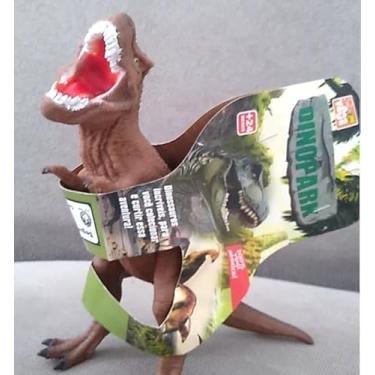 Imagem de Super T-REX Grande 36cm Dinossauro Articulado Pré-Historico Vinil Brinquedo Infantil Crianças