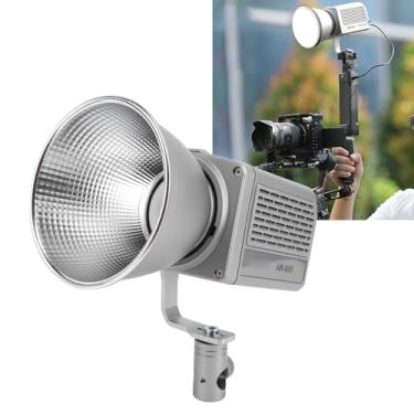 Imagem de Luz de Vídeo LED, Iluminação Fotográfica RGB Portátil Regulável Com Controle de APP, Luz Contínua LED COB de 55 W para Gravação de Vídeo de Fotografia de Estúdio