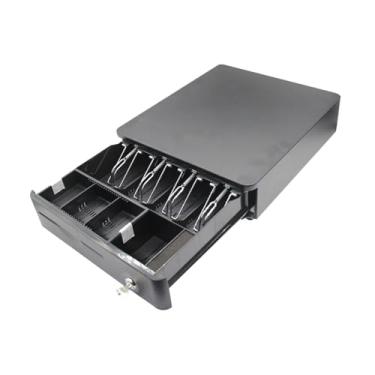 Imagem de rockible Cofre de segurança com trava para dinheiro, cofre de segurança para dinheiro para supermercado, trava preta resistente para cofre, organizador de