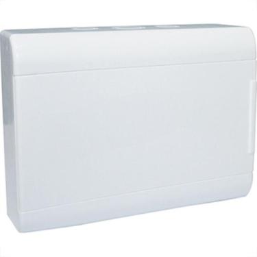 Imagem de Centrinho Steck Pvc 12 Disjuntor Din Sobrepor Branco