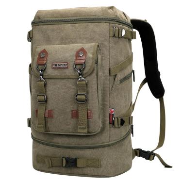 Imagem de Mochila WITZMAN Travel Canvas Carry on Bagage 21x12x7cm Army