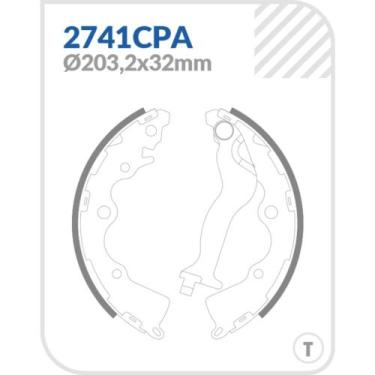 Imagem de Sapata de Freio Traseiro Hyundai Hb20 S 2013 a 2024 COBREQ