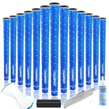 Imagem de Golf Grips CHAMPKEY WRAP-Y Rubber, pacote com 13 kits de reparo, azul