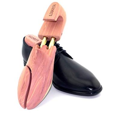 Imagem de Luxinton 'Luka' Tênis masculino de cedro com tubo duplo e salto com gancho, Amarelo, EU 38 - 39 / X-Small / 6 - 7 US