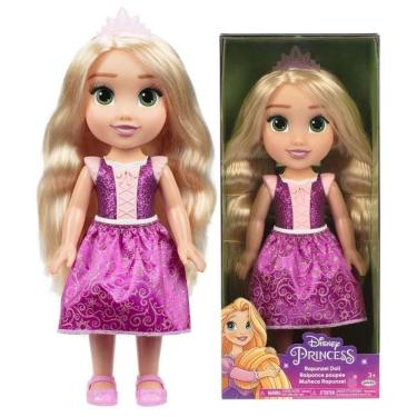 Imagem de Boneca Rapunzel Toddler Articulada 38cm Princesas Disney - Multikids