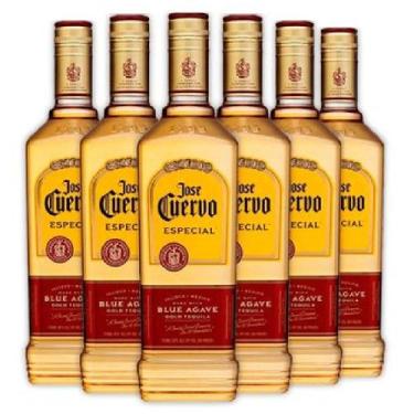 Imagem de Combo Tequila Jose Cuervo Gold Reposado Garrafa 6X750ml