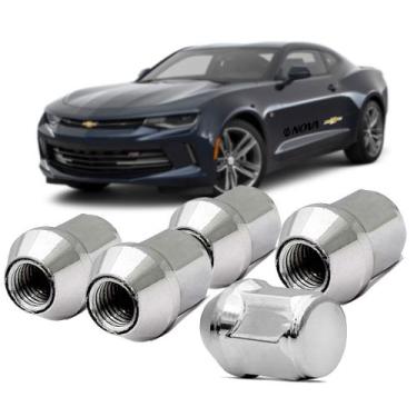 Imagem de Jogo 5 Porca De Roda Cromada Conversivel Jahu Camaro 2008 A 2011 Kit14