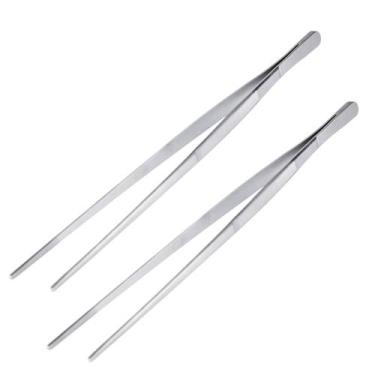Imagem de Kit Duas Pinças Culinária Profissional 30cm Aço Inox Weck