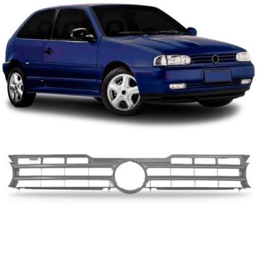 Imagem de Grade Radiador Gol 1995 1996 1997 1998 1999 Cinza - SP ACESSÓRIOS