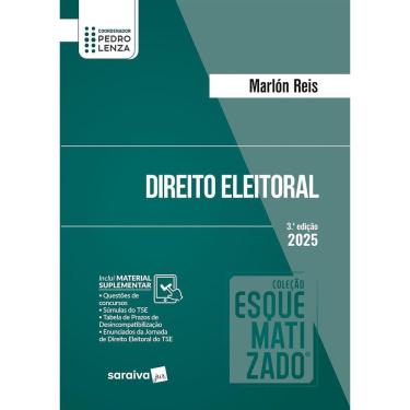 Imagem de Direito Eleitoral - Coleção Esquematizado - 3ª Edição 2025