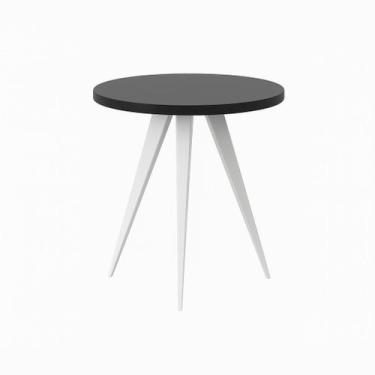 Imagem de Mesinha Lateral Sala Quarto De Canto Redonda B.P FS - FassinShop