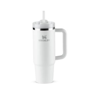 Imagem de Stanley - Copo Quencher H2.0 FlowState 887ml - Copo de aço inoxidável com tampa, isolamento a vácuo, para água, chá gelado, café, smoothies e muito mais, Frost