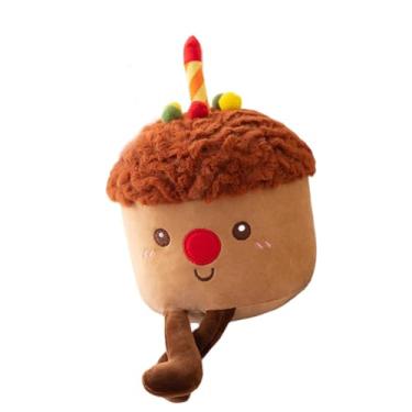 Imagem de menolana Cupcake recheado brinquedo de pelúcia boneca decorativa bonito brinquedo de pelúcia decoração para festa favor sofá escritório casa carro