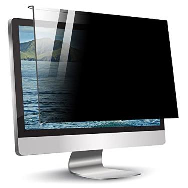 Imagem de HXLXWUSC Protetor de tela de privacidade de computador, antirreflexo à luz azul, fácil de abrir, fechar, removível, 43-81 cm, para biblioteca, escritório (61.0 cm (547 x 320 mm))