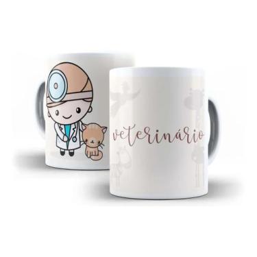 Imagem de Caneca Porcelana Veterinário Profissão Coleção Cute Presente - Villa C