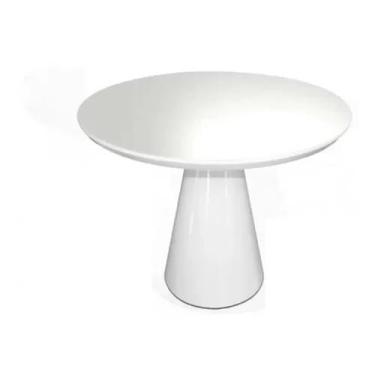 Imagem de Mesa de Jantar Redonda Tampo De 0,90 em Cone Off White - PROVEERKAZA