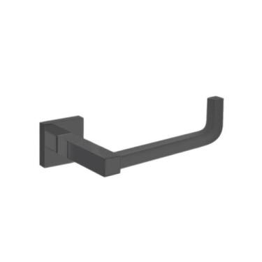 Imagem de Papeleira Para Banheiro Super Luxo Latão Preto Quadritt - Sigma