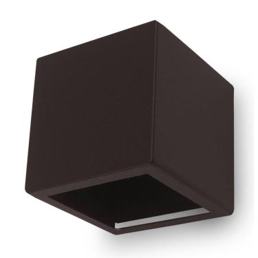 Imagem de Luminária Arandela 1 Foco Pergolado Alumínio Gu10 Cor: Marrom