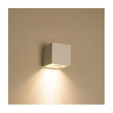 Imagem de Luminária Arandela 1 Foco Pergolado Alumínio Gu10 Cor: Branco