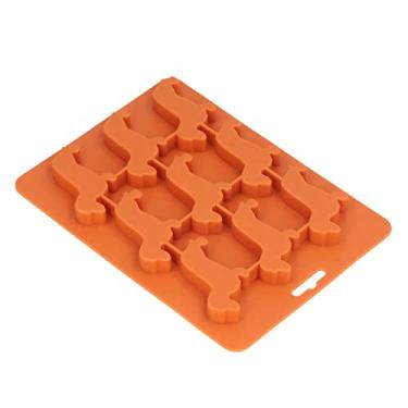 Imagem de Cubo de Gelo de Cão Bandeja de Molde para Cão de Gelo Bandeja de Molde de de Silicone de Cubo de 3d Formas Divertidas de de de Silicone para Bebida Fabricante de Biscoito de Chocolate