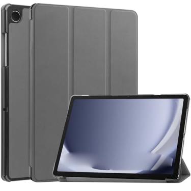Imagem de Compatível com Samsung Galaxy Tab A9 Plus SM-X210/SM-216/SM-X218 Capa de 11 polegadas Capa inteligente para tablet tripla, capa protetora leve, capa traseira rígida para PC, capa fina, Auto Wake Sleep