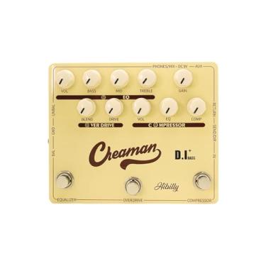 Imagem de Hibilly Pedal De Baixo Eficaz Com Efeitos Compressão Pré-Amplificador Analógico Overdrive E Equalização 3 Bandas Via Seleção Pré/Pós
