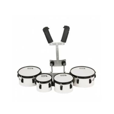 Imagem de Quadriton Form 8"-10"-12"-13" Tenor Drums Marcial Acompanha Colete (Carrier) Ferr Preto- Luen