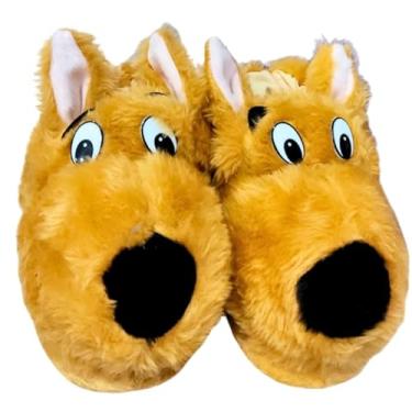 Imagem de Pantufa cachorro 3d pelúcia macia personagem do 20 ao 43 (Caramelo, BR, Criança de 4 a 8 anos, Faixa Numérico, P, 20, 22)