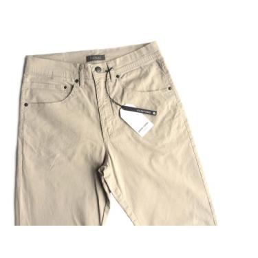 Imagem de Calça Pierre Cardin Masculina Tradicional Sarja Chino Elastano Cor Are