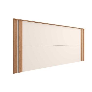 Imagem de Cabeceira Cama Box Madeirado Casal/Queen Eden Freijo/Off White - Caemmun