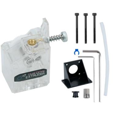 Imagem de SeulQirw de extrusora de atualização universal de acionamento de engrenagem dupla de alta precisão, compatível com Creality CR10 Series/Ender 3 Series, Anycubic Mega S, Wanhao D9, Anet A8, Prusa i3