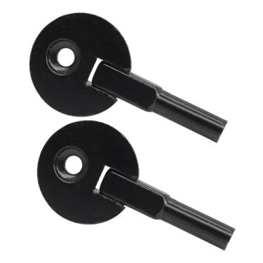 Imagem de 2 peças de dobradiças pretas para armário de máquina de costura para Singer 15-30 +