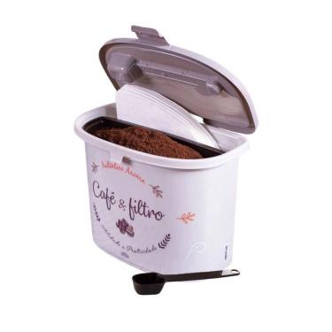 Imagem de Pote Porta Café E Filtro Papel Plasutil 006142