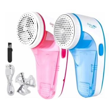 Imagem de Papa Bolinha Elétrico Recarregável 110/220V – Removedor de Pelos, Fiapos e Bolinhas para Roupas, Sofás e Tecidos | Silencioso, Portátil, Potente e Durável