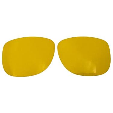 Imagem de Wetnenss Lentes de substituição para óculos de sol Rayban Justin RB4165 (54 mm) / fáceis de instalar (amarelo não polarizado)