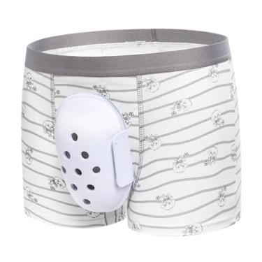 Imagem de Esquirla Roupa íntima para circuncisão, prática, diária, macia e protetora para adolescentes e crianças, meninos, Tamanho 160